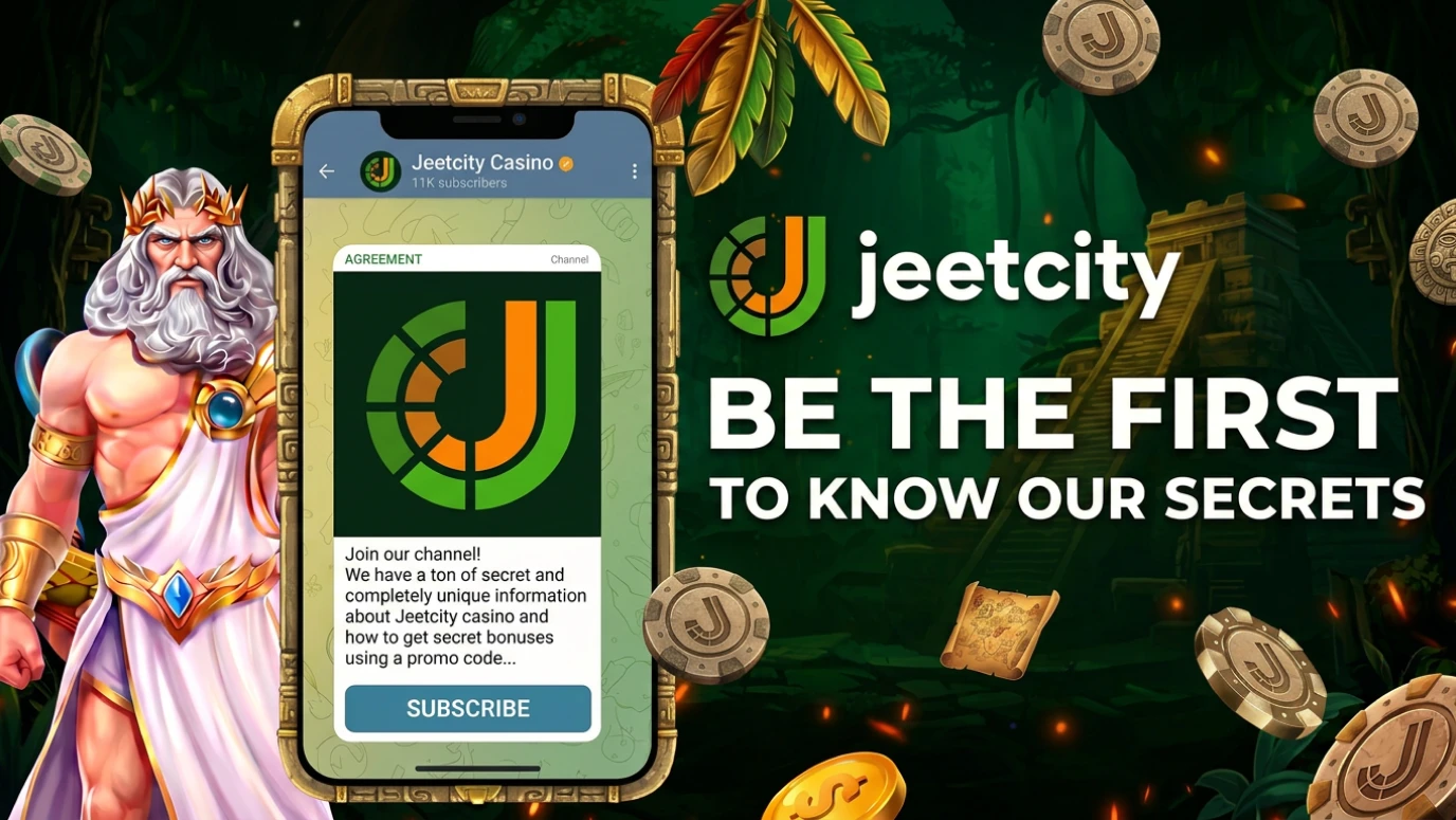 Jeetcity mobile pokies and banking interface on a smartphone screen